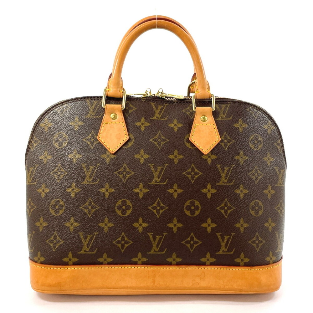 Louis Vuitton Alma Handbag Nume Leather Brown